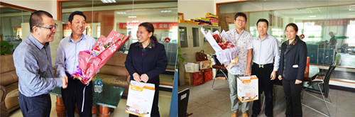 集團(tuán)工會(huì)走訪(fǎng)慰問(wèn)集團(tuán)2013年度勞動(dòng)模范